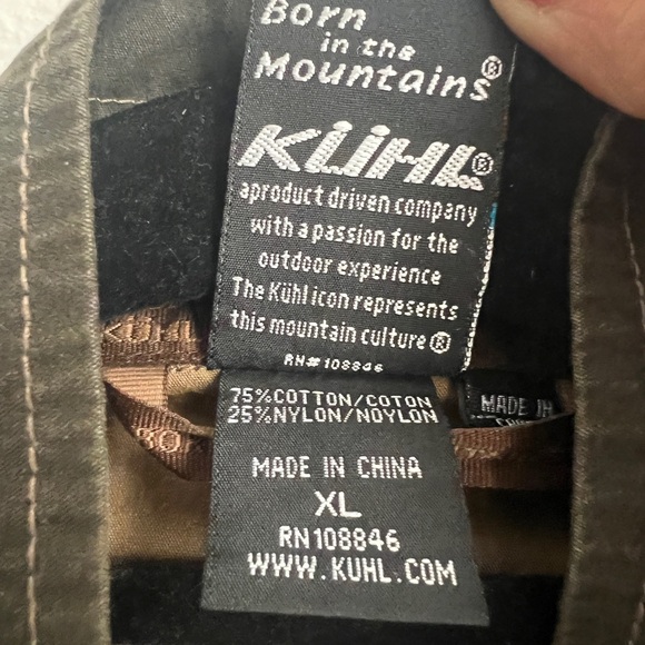 EUC Men's XL KUHL Jacket, Dark Brown/green - Picture 8 of 9